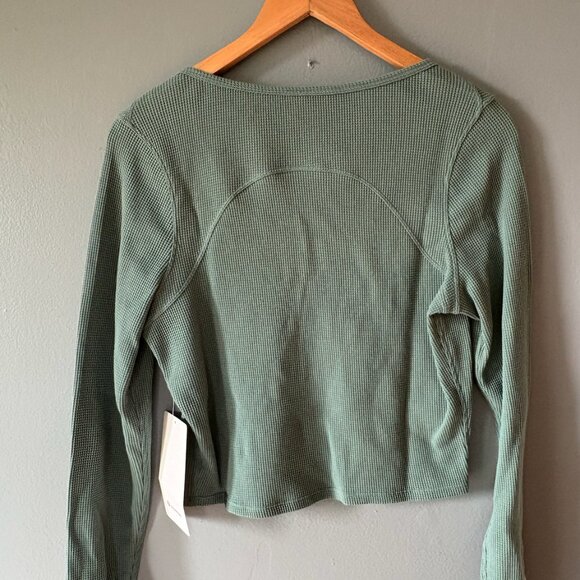 Cotton Blend Henley Long sleeve shirt - Picture 3 of 4